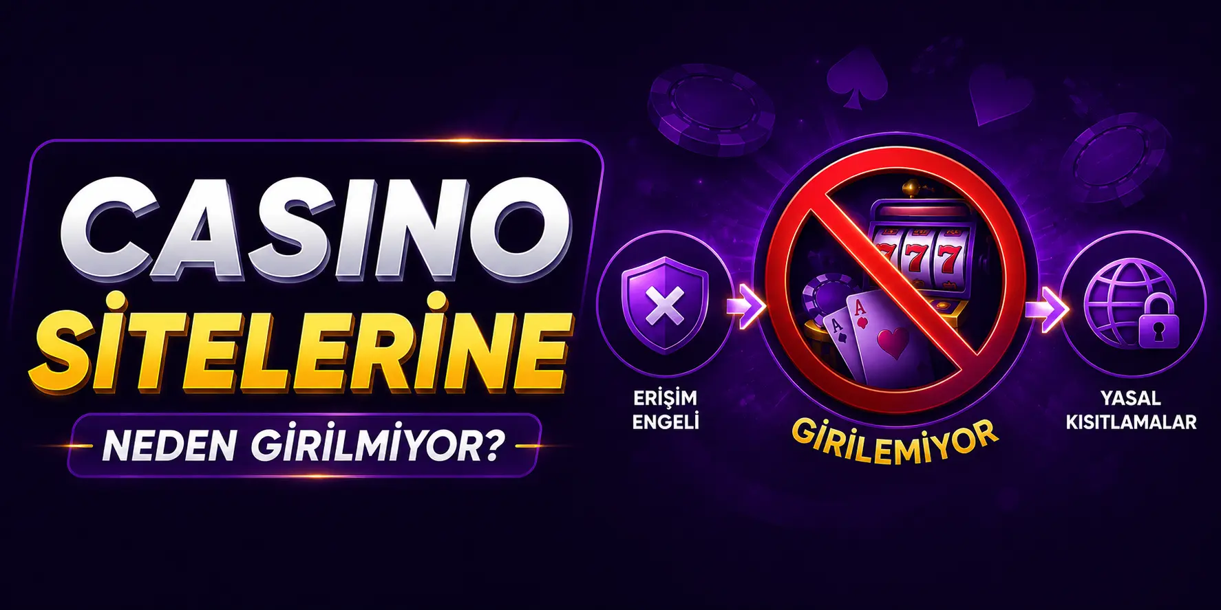 Casino Sitelerine Neden Girilmiyor?